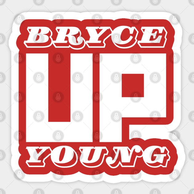 bryce young Sticker by J Best Selling⭐️⭐️⭐️⭐️⭐️